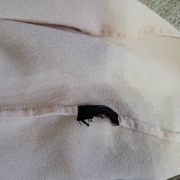 Aritzia Little Moon Zinnia Floral Embroidered Tie-Neck Blouse size medium - Picture 12 of 12